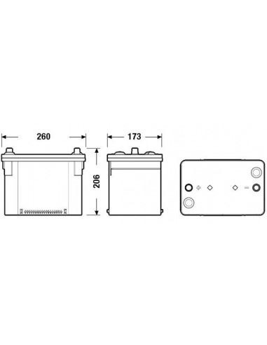 TK508 Batería Tudor AGM 12V 50Ah 800A +/- · Vehículos y náutica (1)