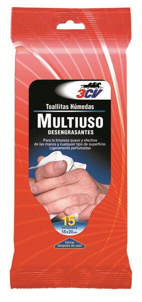 Toallitas Multiuso 15uds 3CV