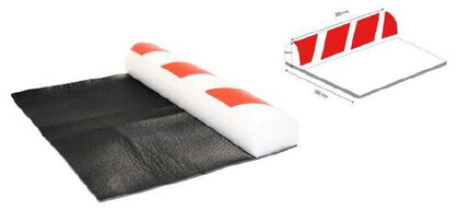 Tope suelo rueda para Frenado 385x290x58mm