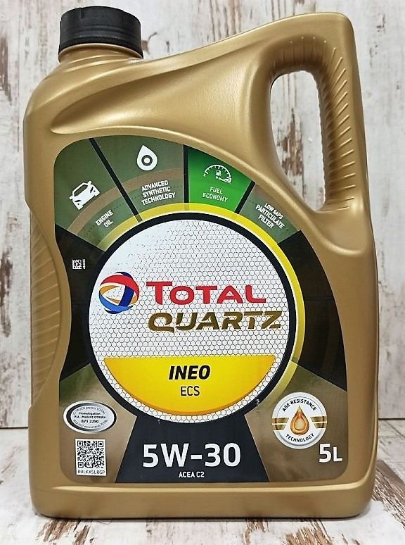 Total Aceite Lubricante de Motor Total Quartz Ineo ECS 5W-30 5 Litros :  : Coche y moto