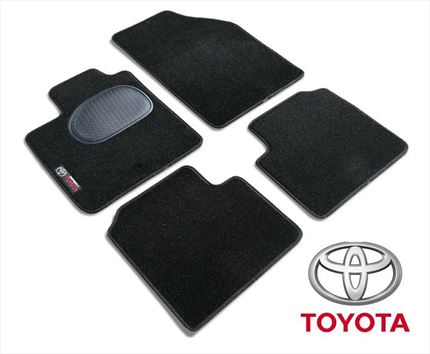 Juego de 4 Alfombras Toyota. Adaptables a medida