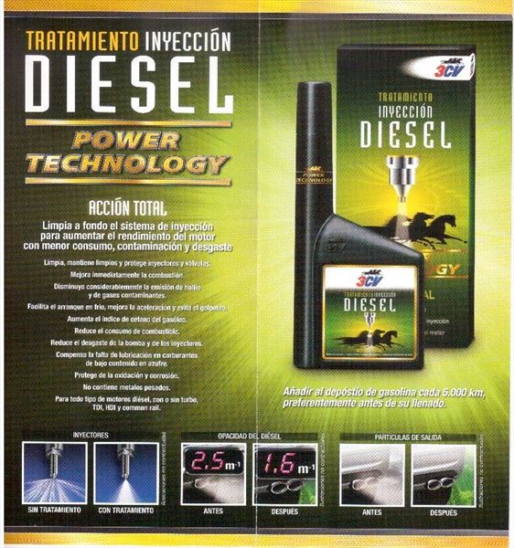 Tratamiento Inyección Diesel PowerTech 3CV · 500ml (1)