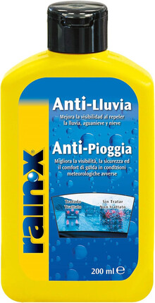 Tratamiento gel limpia cristales Antillluvia Rain-X · 200ml