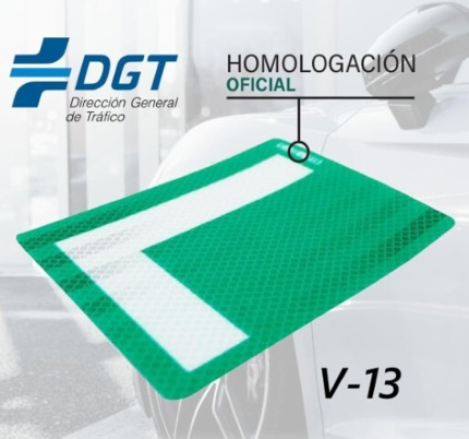 V-13 Placa Adhesiva L Conductor Novel