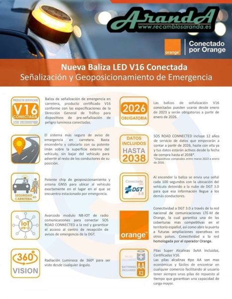 V-16 SOS Road GEOLOCALIZADA · Baliza Aviso Emergencia Conectada (2)