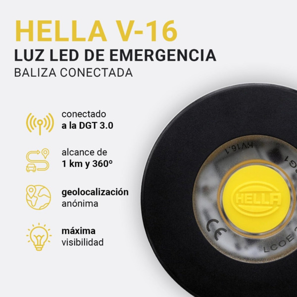 V-16 Hella geolocalizada · Baliza Aviso Emergencia Conectada (2)