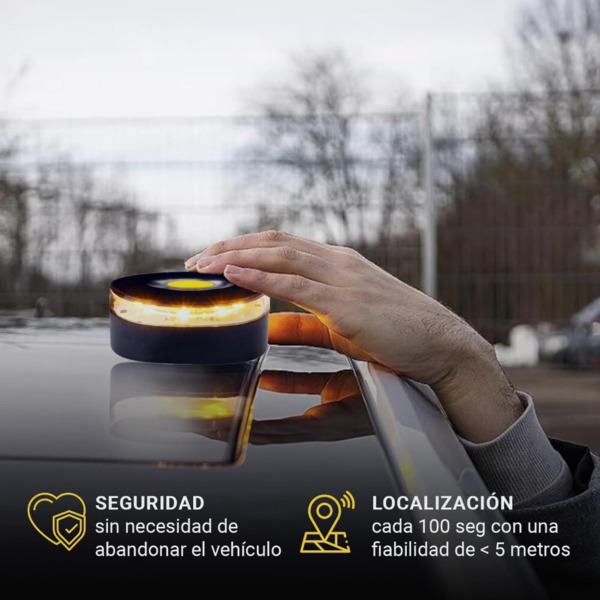 V-16 Hella geolocalizada · Baliza Aviso Emergencia Conectada (5)