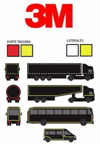 V-23 Rollo Cinta Reflectante Continua 3M · Contorno de remolques · Norma ECE-104 (4)