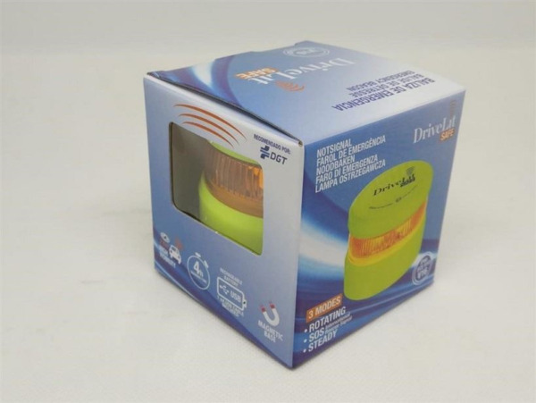 V16 DriveLit Safe - Baliza Aviso Emergencia LED MicroUSB (3)