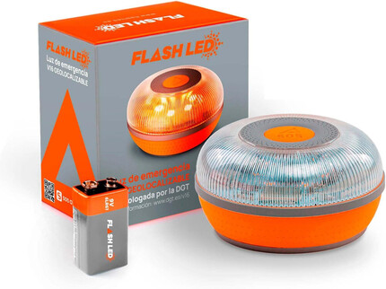 FlashLED SOS · Baliza emergencias V16 IoT Conectada