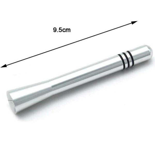 Varilla Antena 10cm. Aluminio. Color plata. Universal.