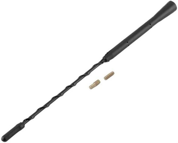 Varilla Antena 28cm. Flexible. Color negro. Universal. (3)