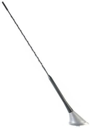 Varilla Antena 40cm. Flexible. Color negro. Universal. (1)