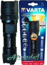 Varta Linterna LED 1W Indestructible (Pilas AAA Incluidas)