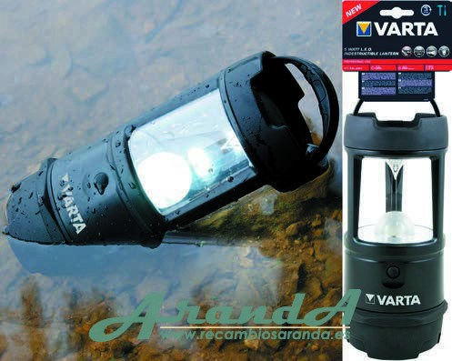 Varta Linterna LED 5W Indestructible Camping