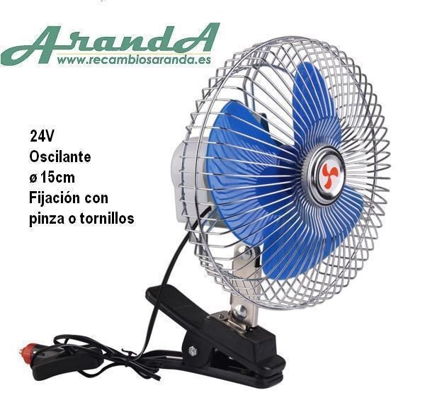 Ventilador Oscilante Metálico 12/24V (1)