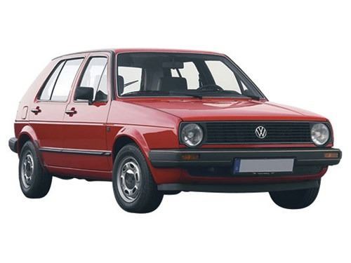 Volkswagen Golf II 1983-1990 Paragolpes Trasero Perfil Rojo (1)