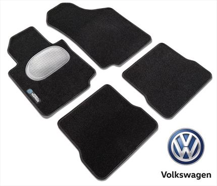 Juego de 4 Alfombras Volkswagen. Adaptables a medida