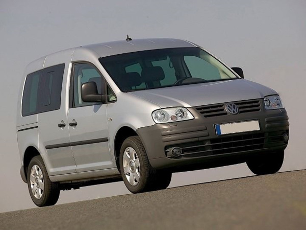 VW Caddy 2004-2010 Paragolpes Delantero Negro (3)