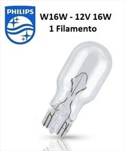 W16W Philips Lámpara 12V 16W