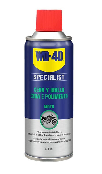 WD-40 Specialist® Moto · Cera y Brillo · Spray 400 ml