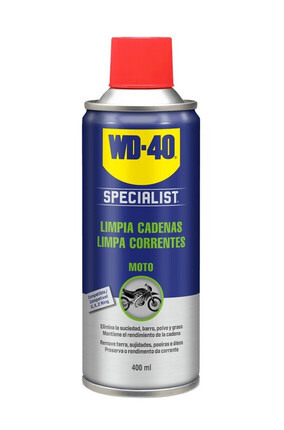 WD-40 Specialist® Moto · Limpiador Cadenas · Spray 400 ml