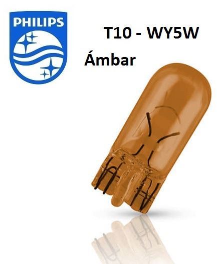 WY5W Philips Ámbar Lámpara 12V 5W (Cuña)