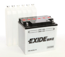 Y60-N24AL-B Tudor Exide 12V 28Ah 280A · Batería para Moto