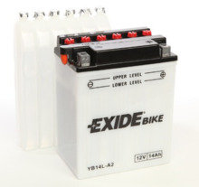 YB14L-A2 Tudor Exide 12V 14Ah 145A · Batería para Moto