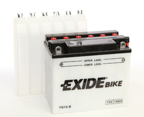 YB16-B Tudor Exide 12V 19Ah 190A · Batería para Moto