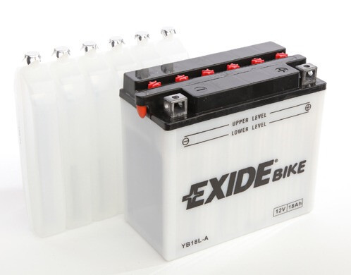 YB18L-A Tudor Exide 12V 18Ah 235A · Batería para Moto