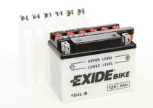 YB4L-B Tudor Exide 12V 4Ah 50A · Batería para Moto