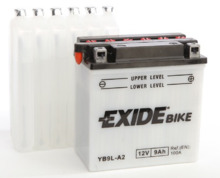 YB9L-A2 Tudor Exide 12V 9Ah 100A · Batería para Moto