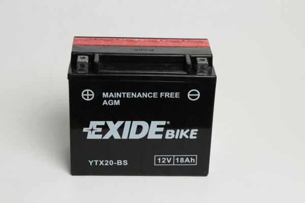 YTX20-BS Tudor Exide 12V 18Ah 270A · Batería para Moto