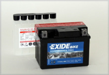 YTX4L-BS Tudor Exide 12V 3Ah 50A · Batería para Moto